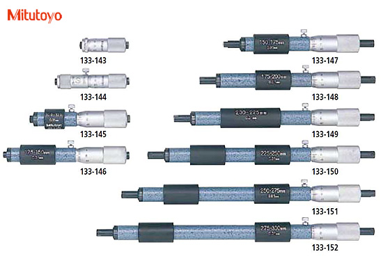 B0408-001-三豐-133系列接桿式內(nèi)徑千分尺  單桿型