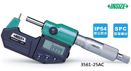 B0404-002-英示-3561-25AC針型管材千分尺，防水塵